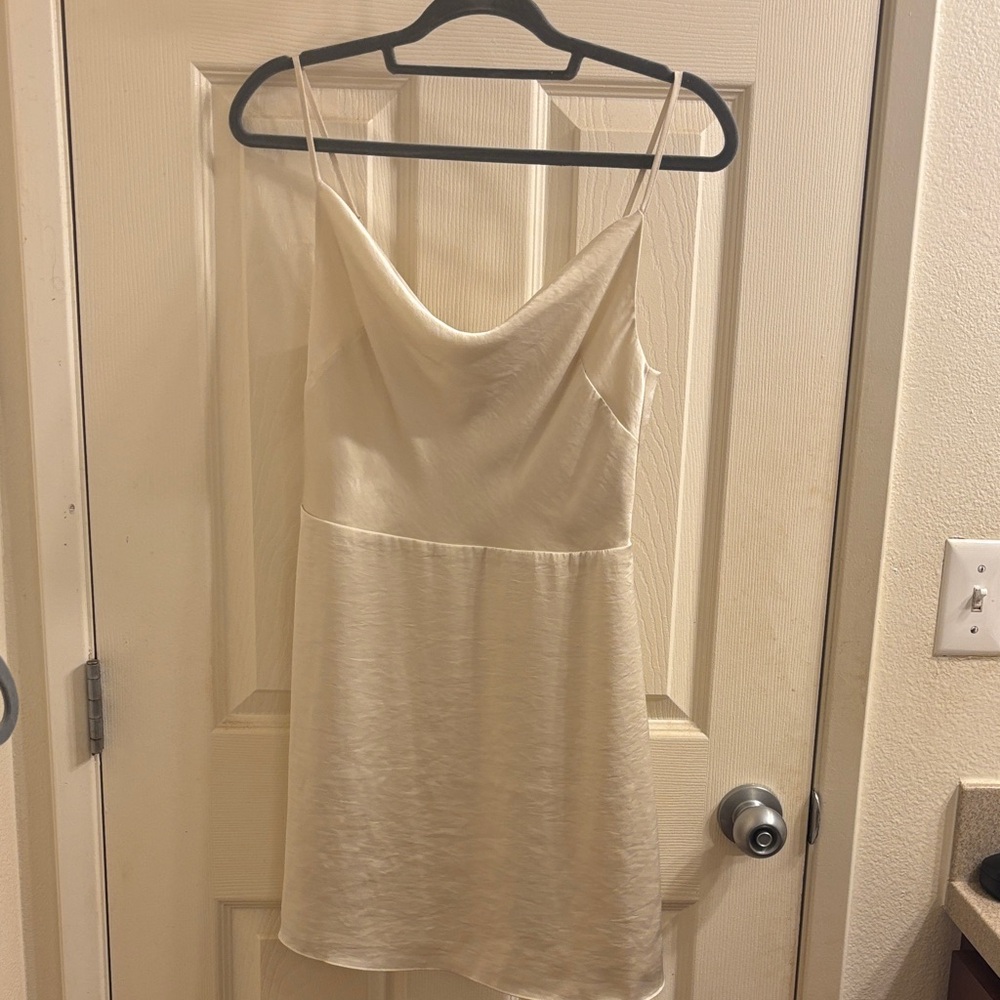 Elegant Cream Slip Dress- worn once